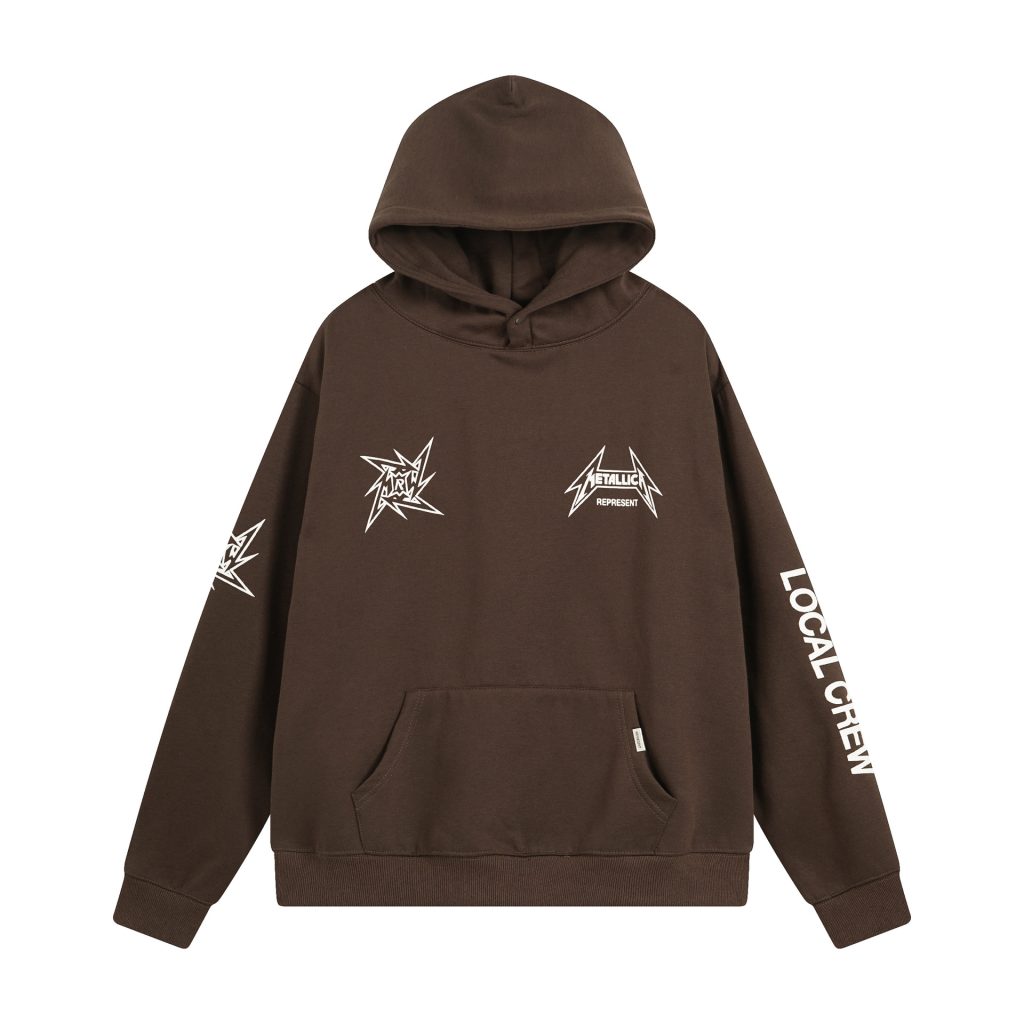 Represent Angel Classic Letter Hoodie Coffee Set OKLU20261943