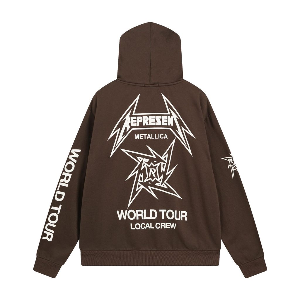 Represent Angel Classic Letter Hoodie Coffee Set OKLU20261943