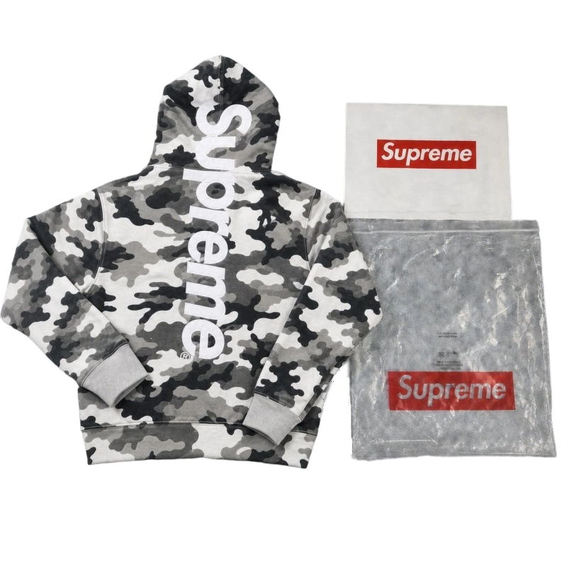 Supreme Hooded Sweatshirt Set Snow Camouflage OKLU20261956
