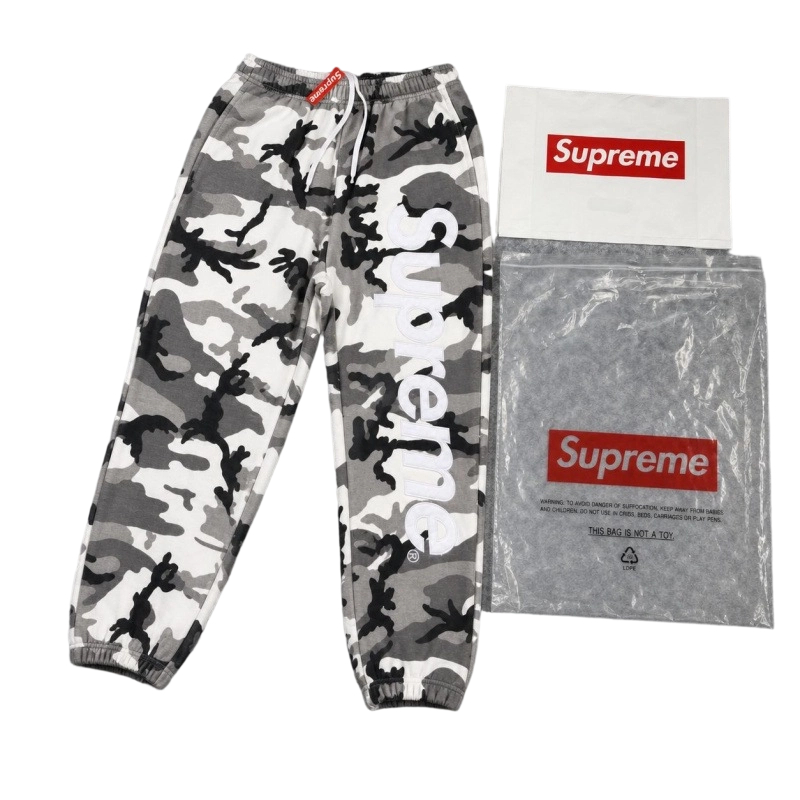Supreme Hooded Sweatshirt Set Snow Camouflage OKLU20261956