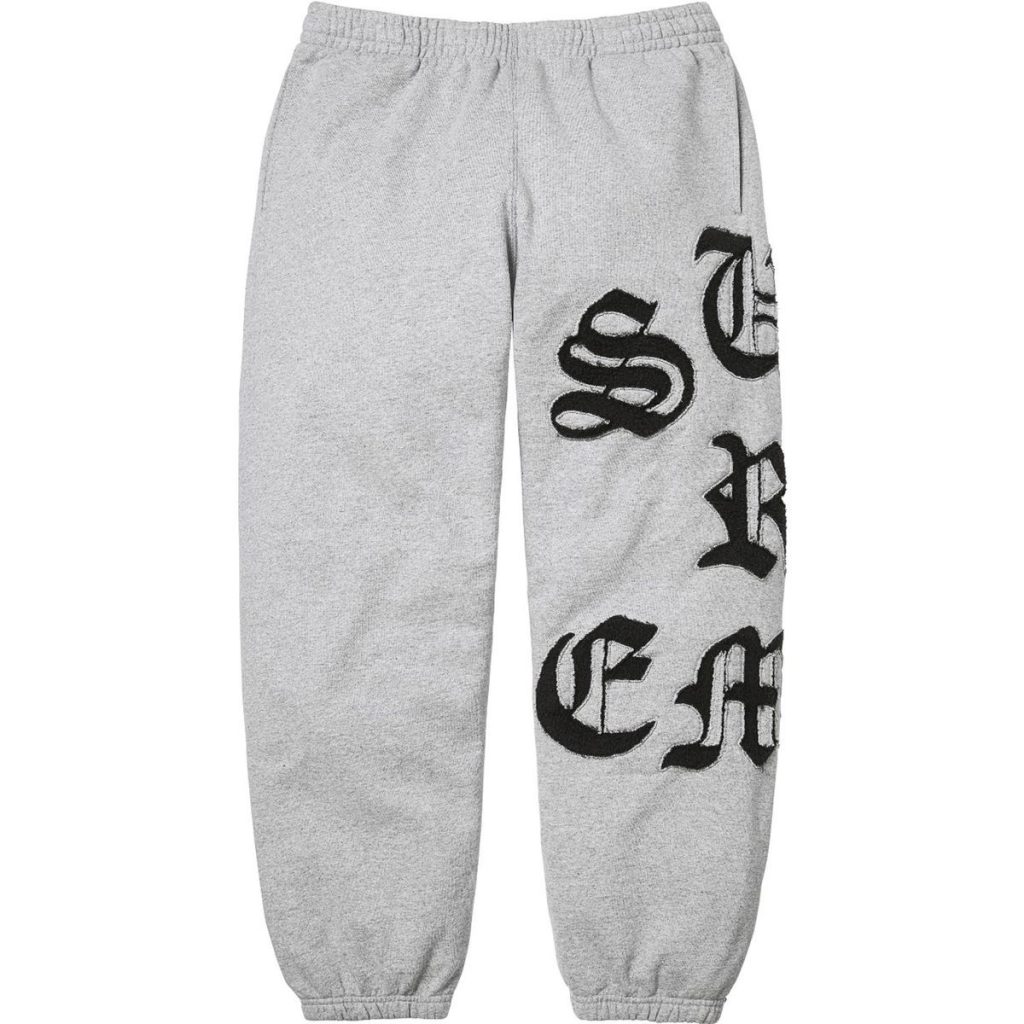 Supreme Classic Hooded Sweatshirt Set Flower Grey OKLU20261968