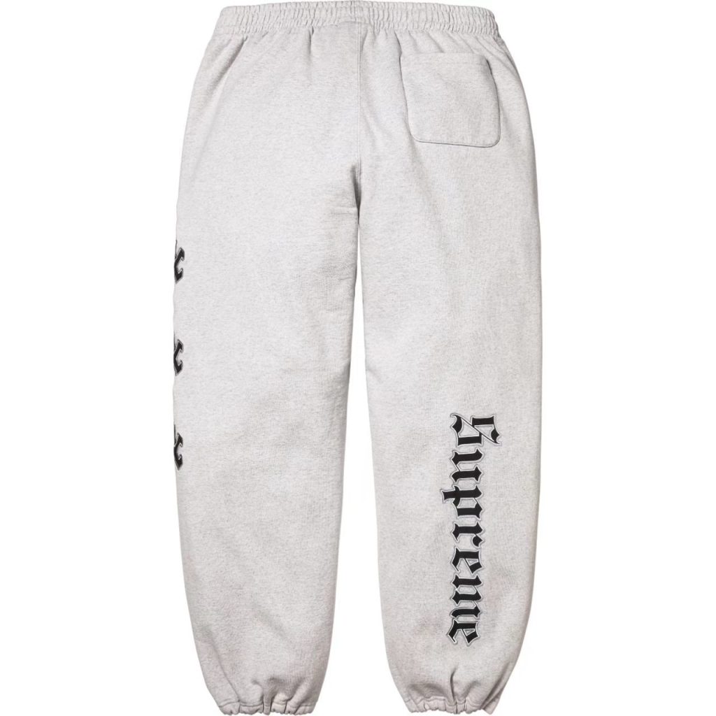 Supreme Hooded Sweatshirt Set Flower Grey OKLU20261969