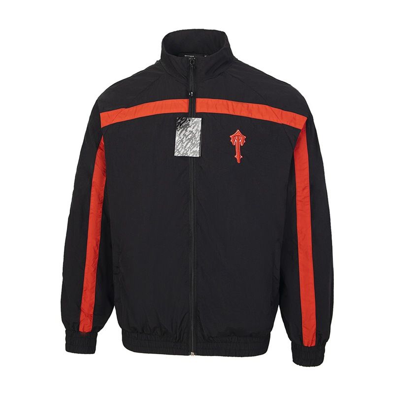 Trapstar Stand up Collar Splicing Sport Black Set OKLU20261978