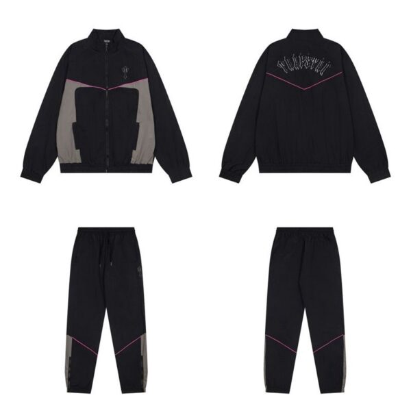 Trapstar Color blocked Stormtrooper Jacket Black Grey Set OKLU20261982