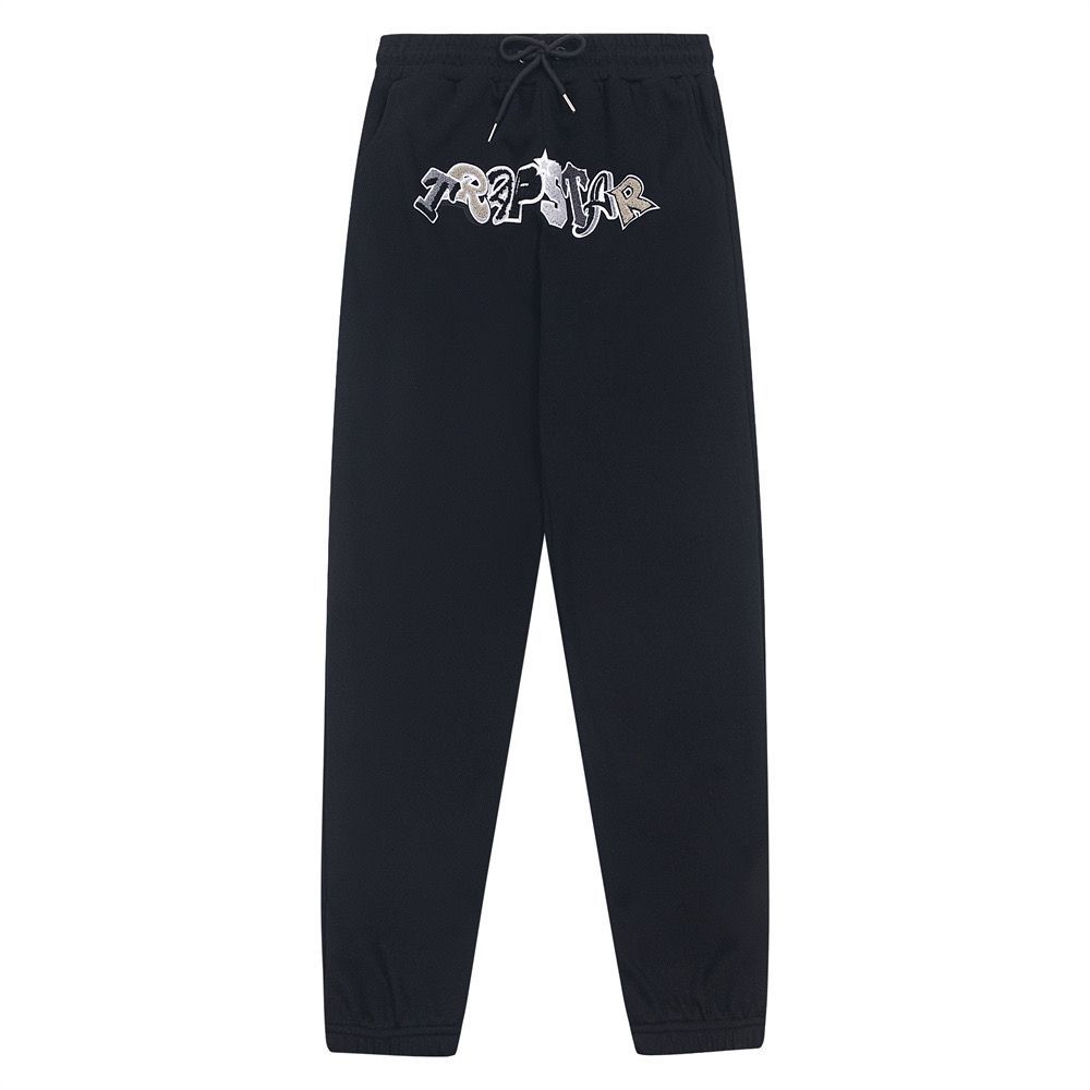Trapstar Hooded Hoodie Leg Tights Black Set OKLU20261985