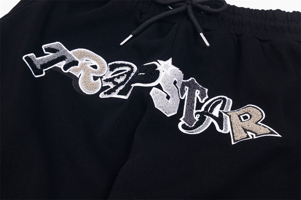 Trapstar Hooded Hoodie Leg Tights Black Set OKLU20261985