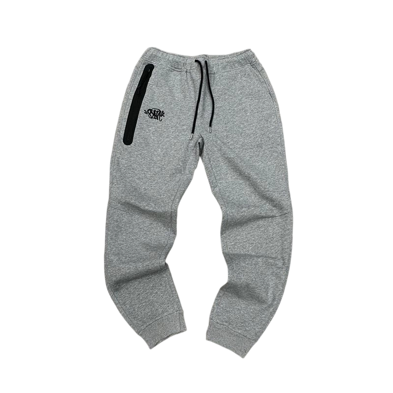 Syna Dill Splicing Color Contrasting Hooded Sport Light Grey Set OKLU20261992