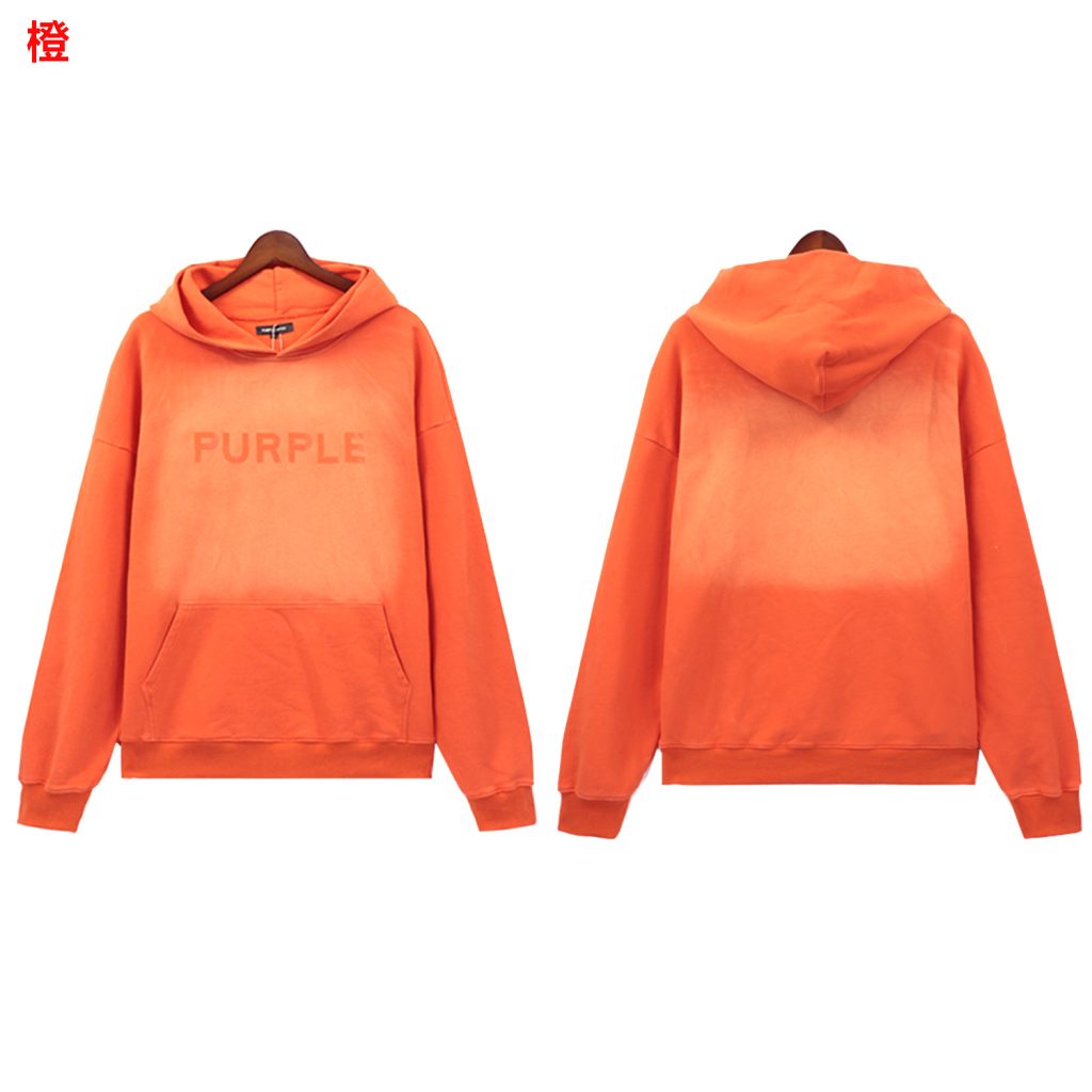 Purple Brand Classic Hoodie Orange Set OKLU20261996