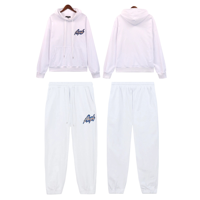 Purple Brand Hoodie White Set OKLU20262003