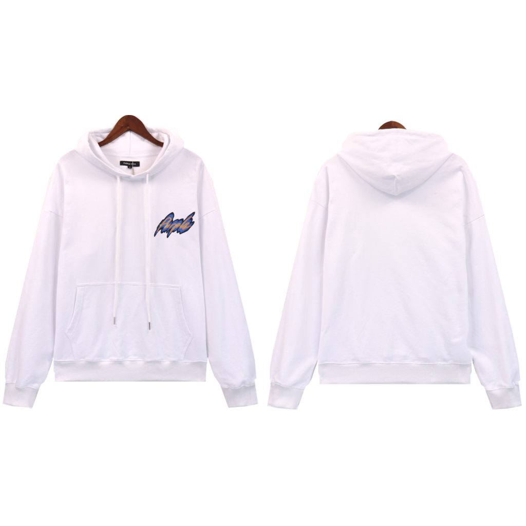 Purple Brand Hoodie White Set OKLU20262003