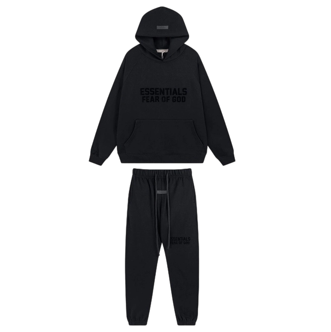 FOG hooded sweatshirt and pants set in black OKLU20262011
