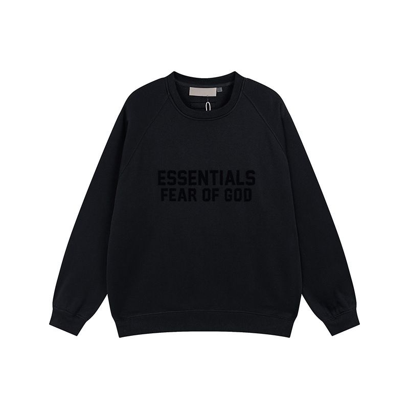 FOG round neck sweatshirt and pants black set OKLU20262015