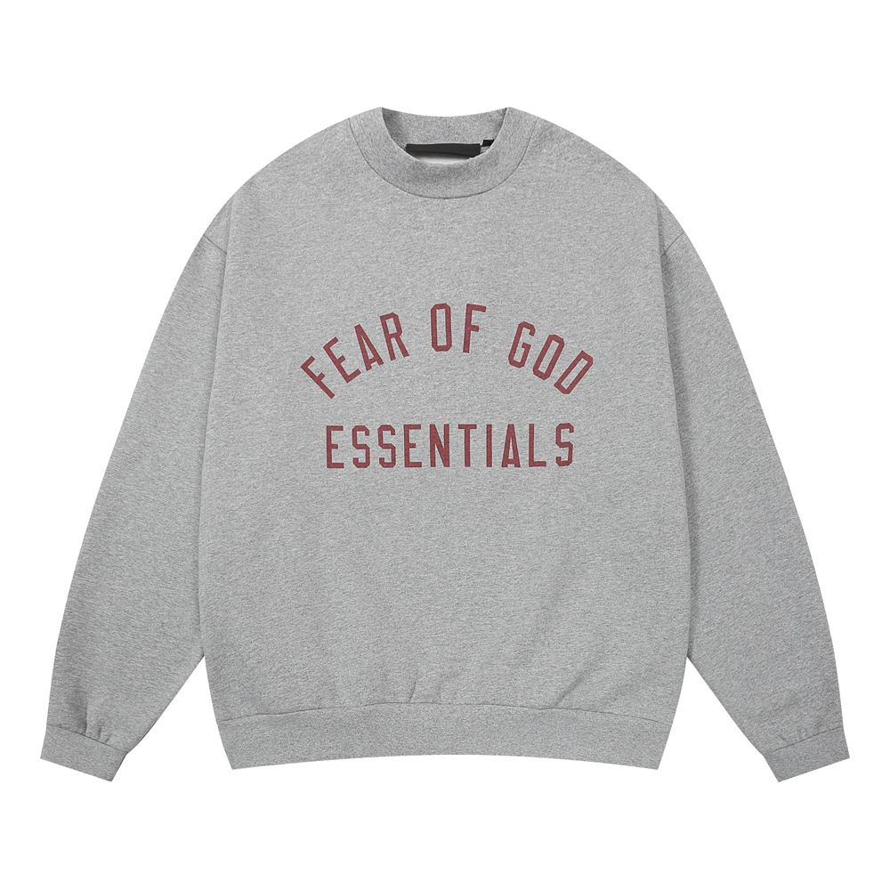 FOG casual round neck sweatshirt oat grey set OKLU20262019