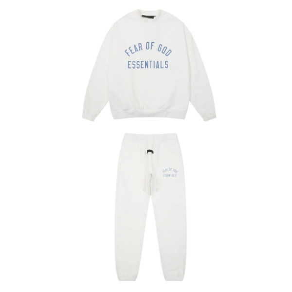 FOG casual round neck sweatshirt ivory white set OKLU20262020