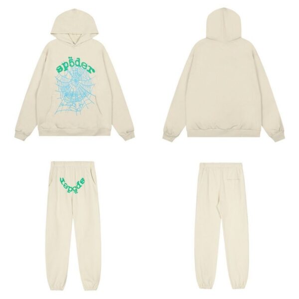Sp5der Hoodie&Sweatpant Set Apricot OKLU20262025