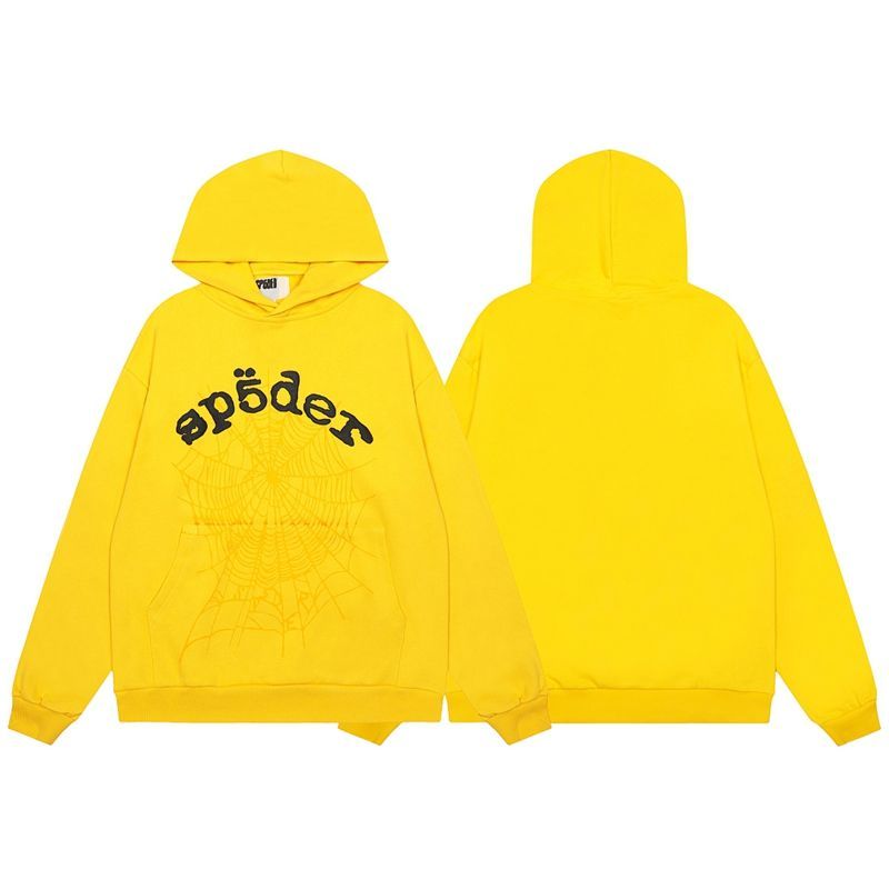 Sp5der Hoodie&Sweatpant Set Yellow OKLU20262028