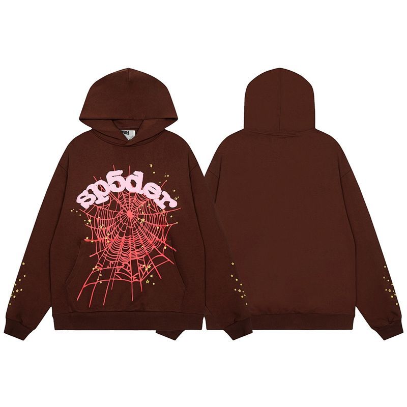 Sp5der Hoodie&Sweatpane Set Wine Red OKLU20262029