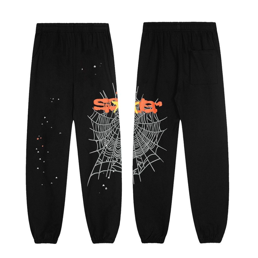 Sp5der Hoodie&Sweatpant Set Black OKLU20262033