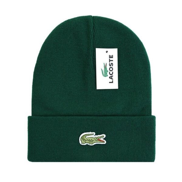 Lacoste autumn and winter warm Beanie dark green OKLU20262064