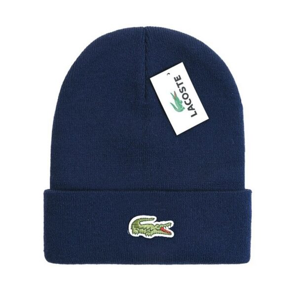 Lacoste autumn and winter warm Beanie navy blue OKLU20262065