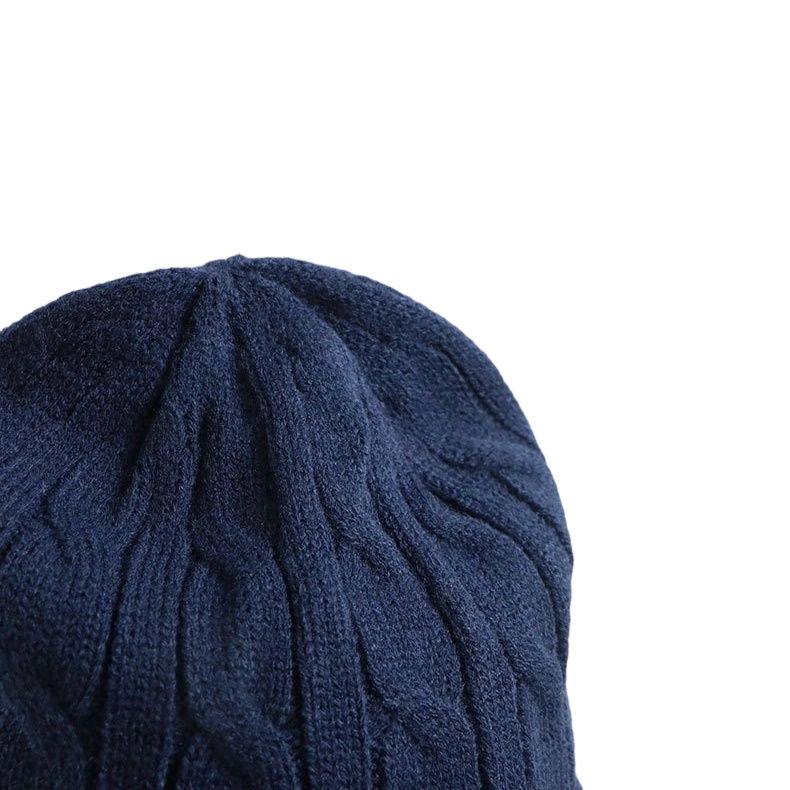 Polo Ralph Lauren Wool Beanie with navy blue and red logo OKLU20262078