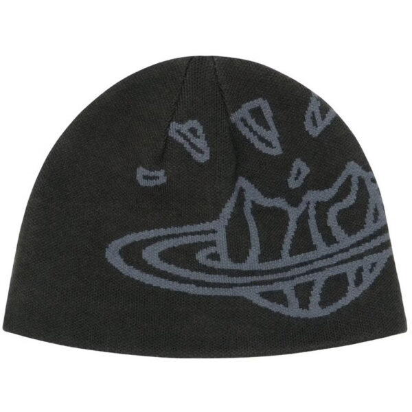Broken Planet Versatile Personalized Knitted Hat Black OKLU20262093