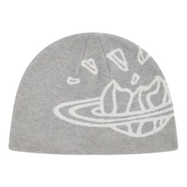 Broken Planet Versatile Personalized Woolen Hat Grey OKLU20262094