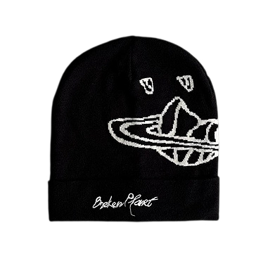Broken Planet Warm Casual Knitted Hat Black OKLU20262095