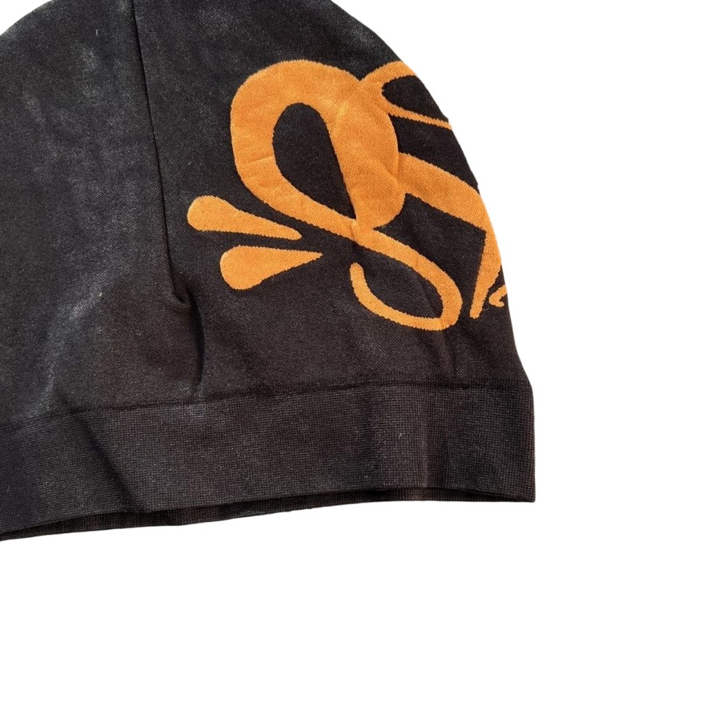 Syna World Big Logo Beanie Black Orange OKLU20262100