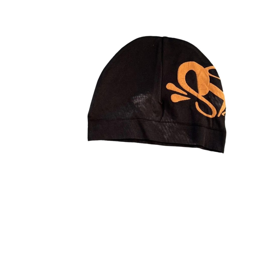 Syna World Big Logo Beanie Black Orange OKLU20262100