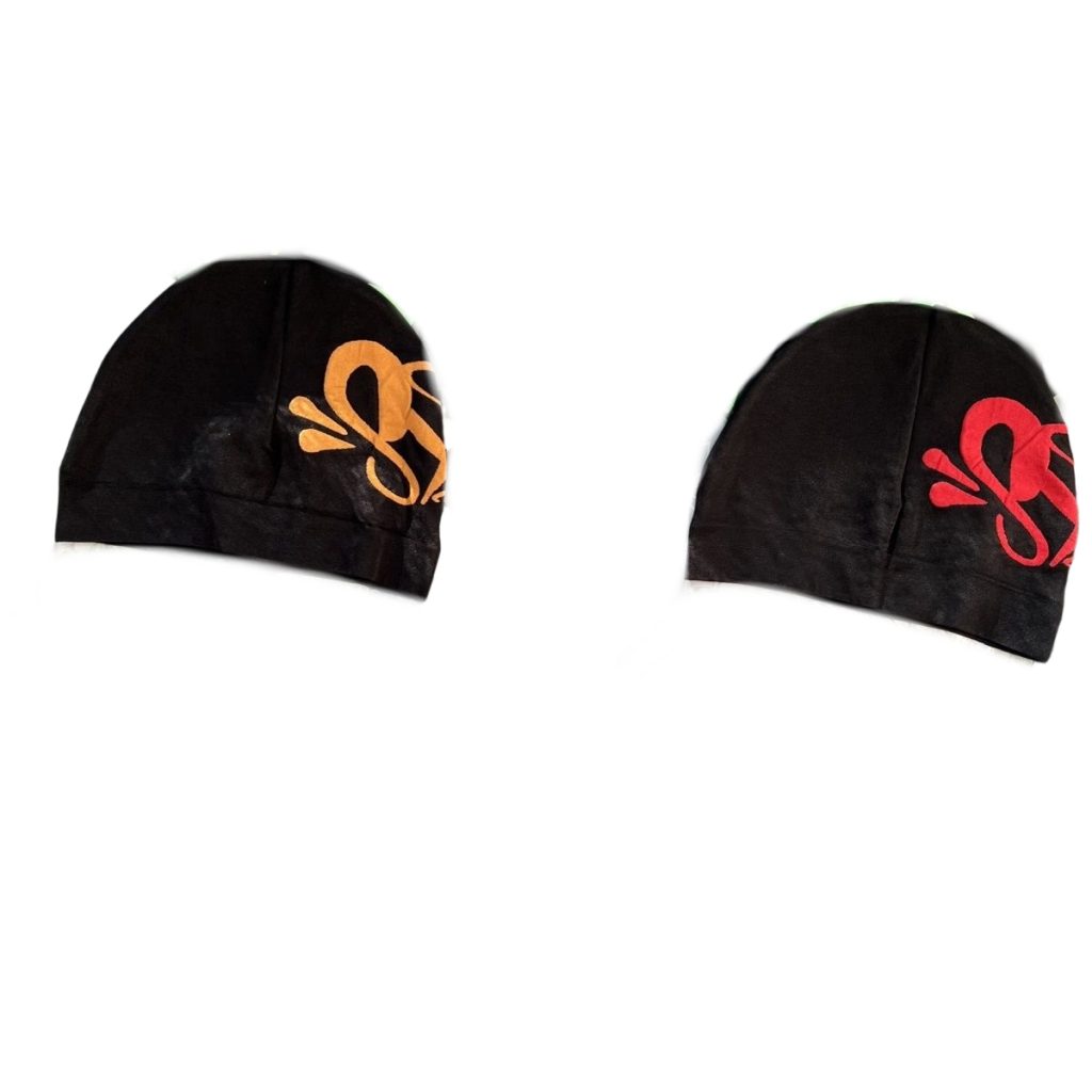 Syna World Big Logo Beanie Black Orange OKLU20262100