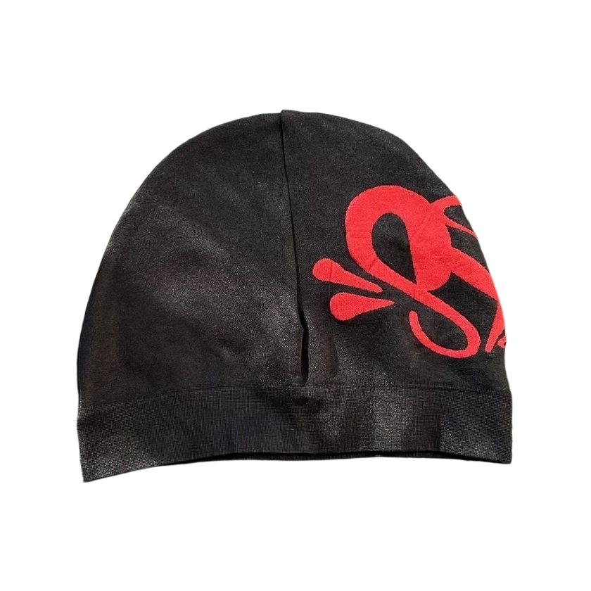 Syna World Big Logo Beanie Black and Red OKLU20262101
