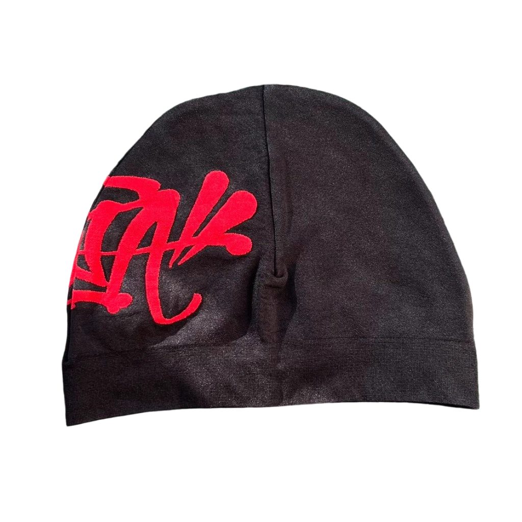 Syna World Big Logo Beanie Black and Red OKLU20262101