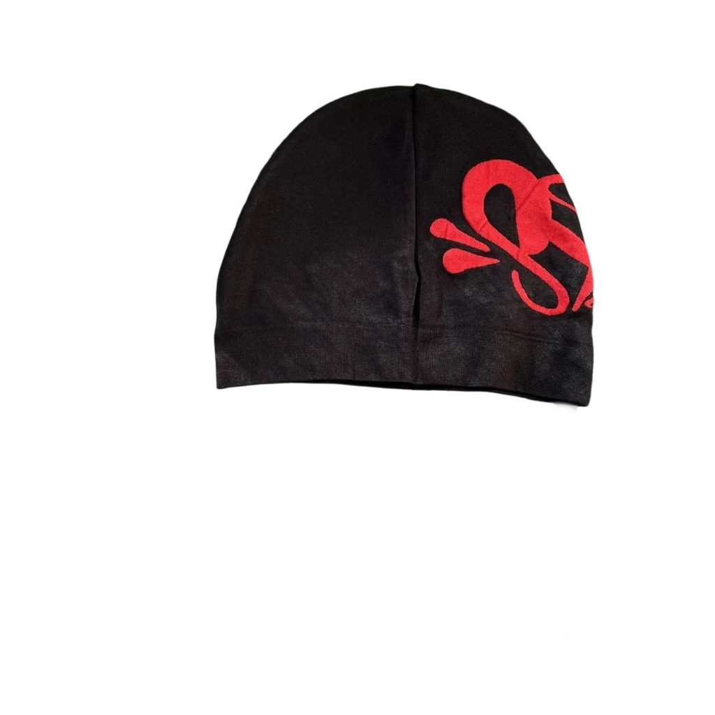 Syna World Big Logo Beanie Black and Red OKLU20262101