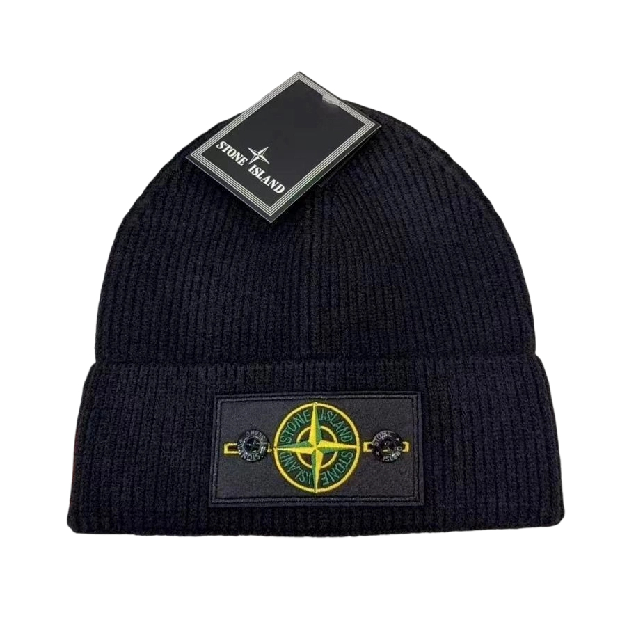 Stone Island Knitted Hat Stone Green Black OKLU20262128