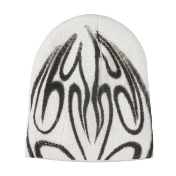 Hellstar Studios Beanie Hat White Black OKLU20262133