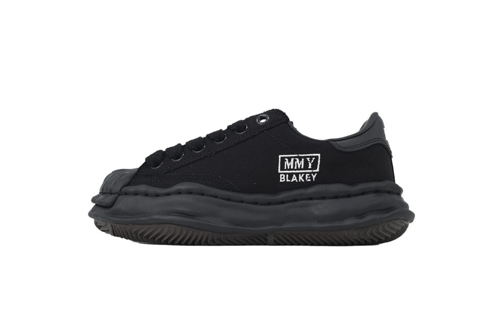 Maison Mihara Yasuhiro Blakey OG Sole Canvas Low Black OKLU2026213