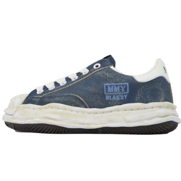 Maison Mihara Yasuhiro Blakey OG Sole Vintage Suede Low Blue OKLU2026215