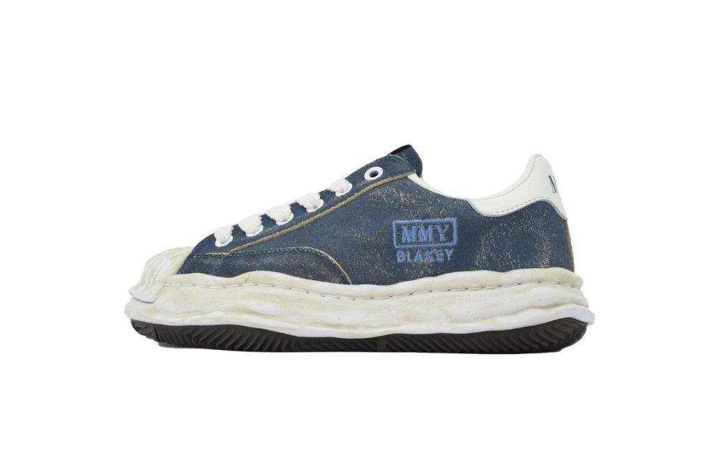 Maison Mihara Yasuhiro Blakey OG Sole Vintage Suede Low Blue OKLU2026215