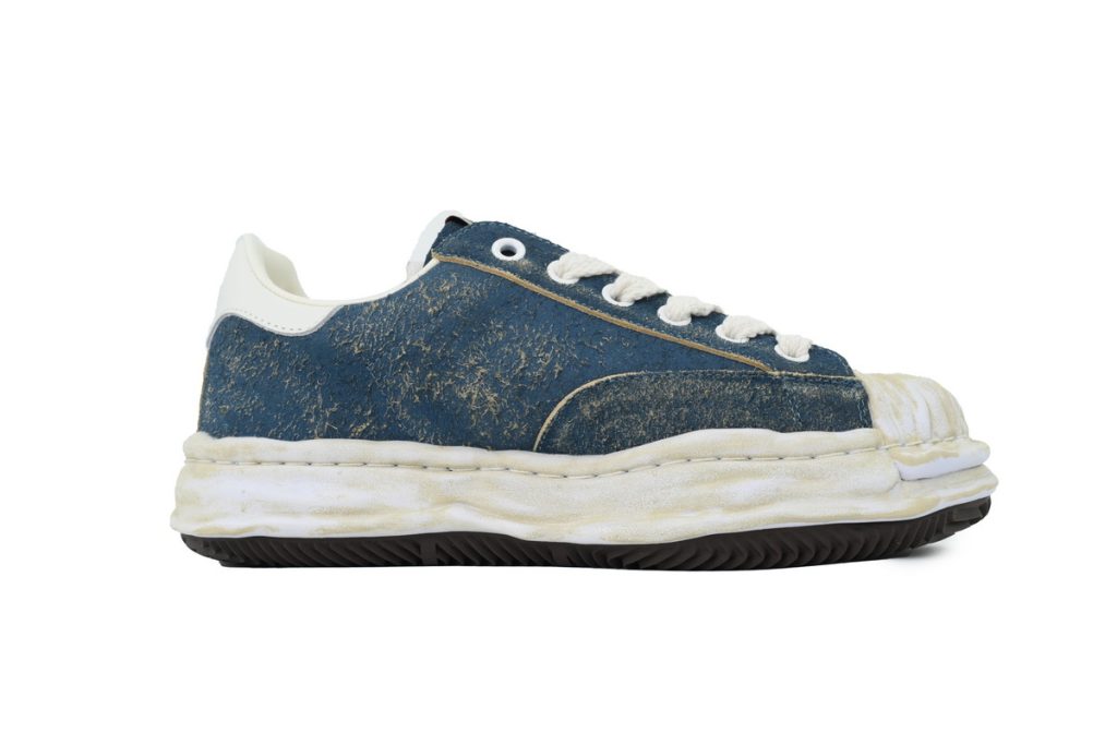 Maison Mihara Yasuhiro Blakey OG Sole Vintage Suede Low Blue OKLU2026215