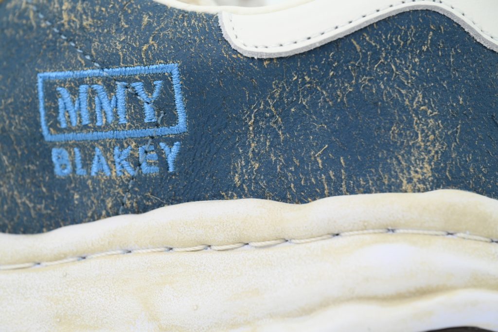 Maison Mihara Yasuhiro Blakey OG Sole Vintage Suede Low Blue OKLU2026215