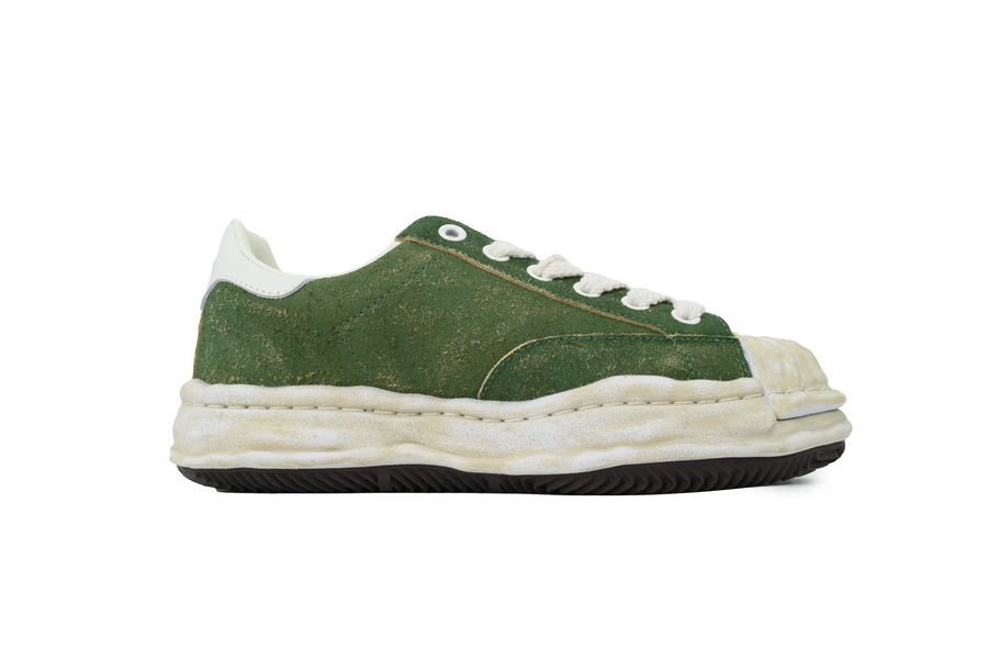 Maison Mihara Yasuhiro Blakey OG Sole Vintage Suede Low Green OKLU2026216