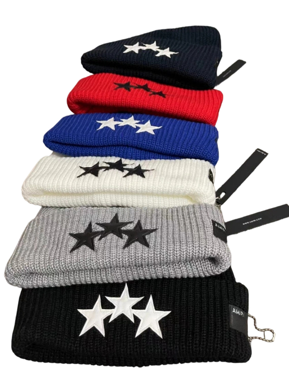 Amiri Hip Hop Beanie Pentagram Hidden Blue OKLU20262176