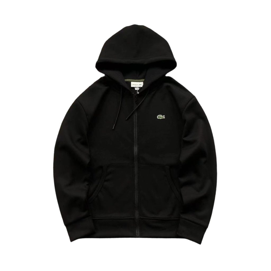 Lacoste Zipper Hoodie Pants Set Black OKLU20262182