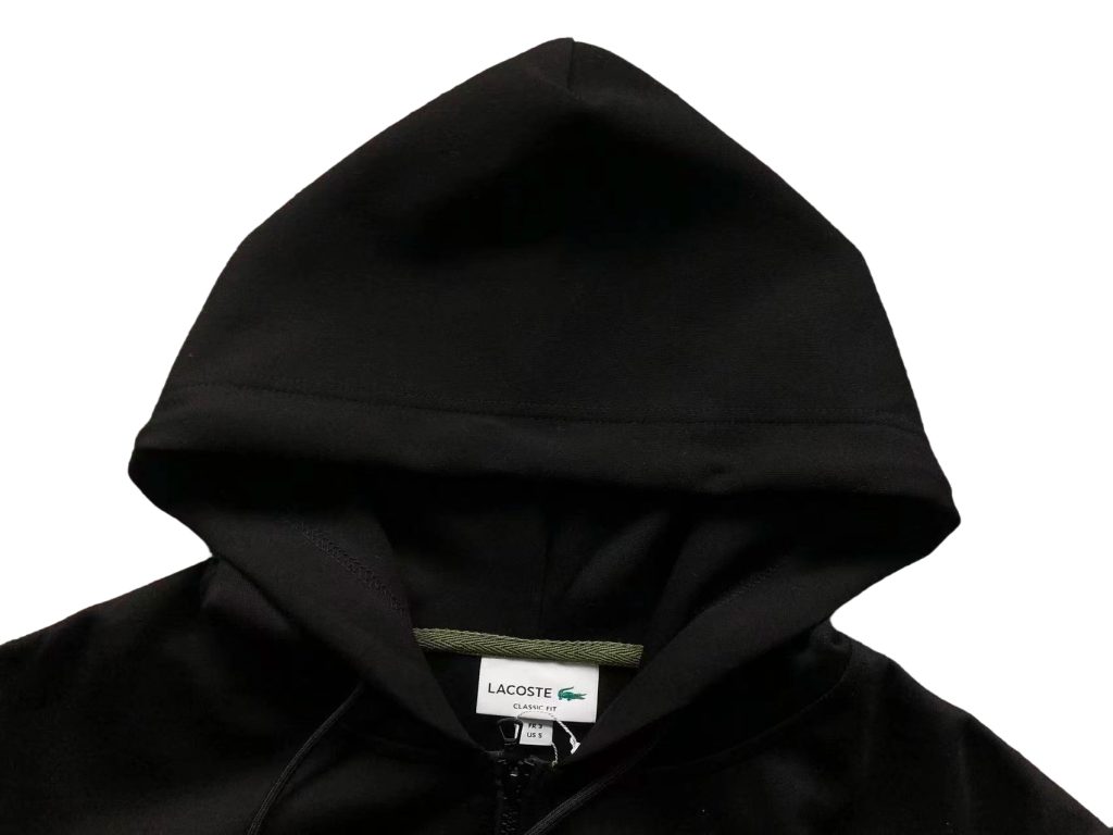 Lacoste Zipper Hoodie Pants Set Black OKLU20262182