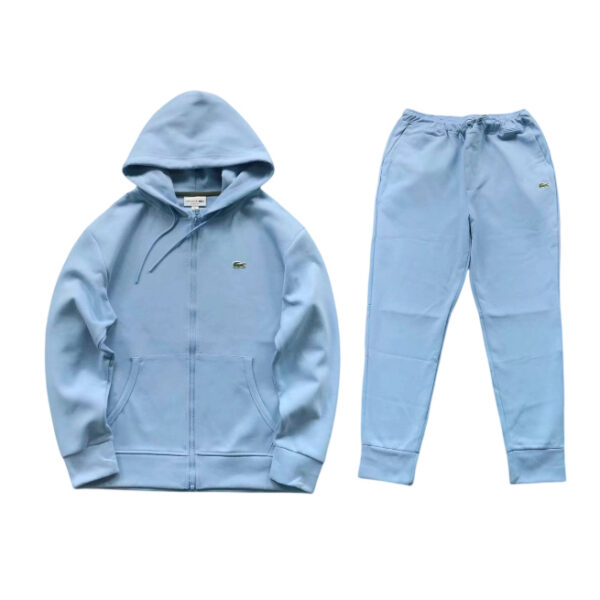 Lacoste Zipper Hoodie Pants Set Blue OKLU20262184