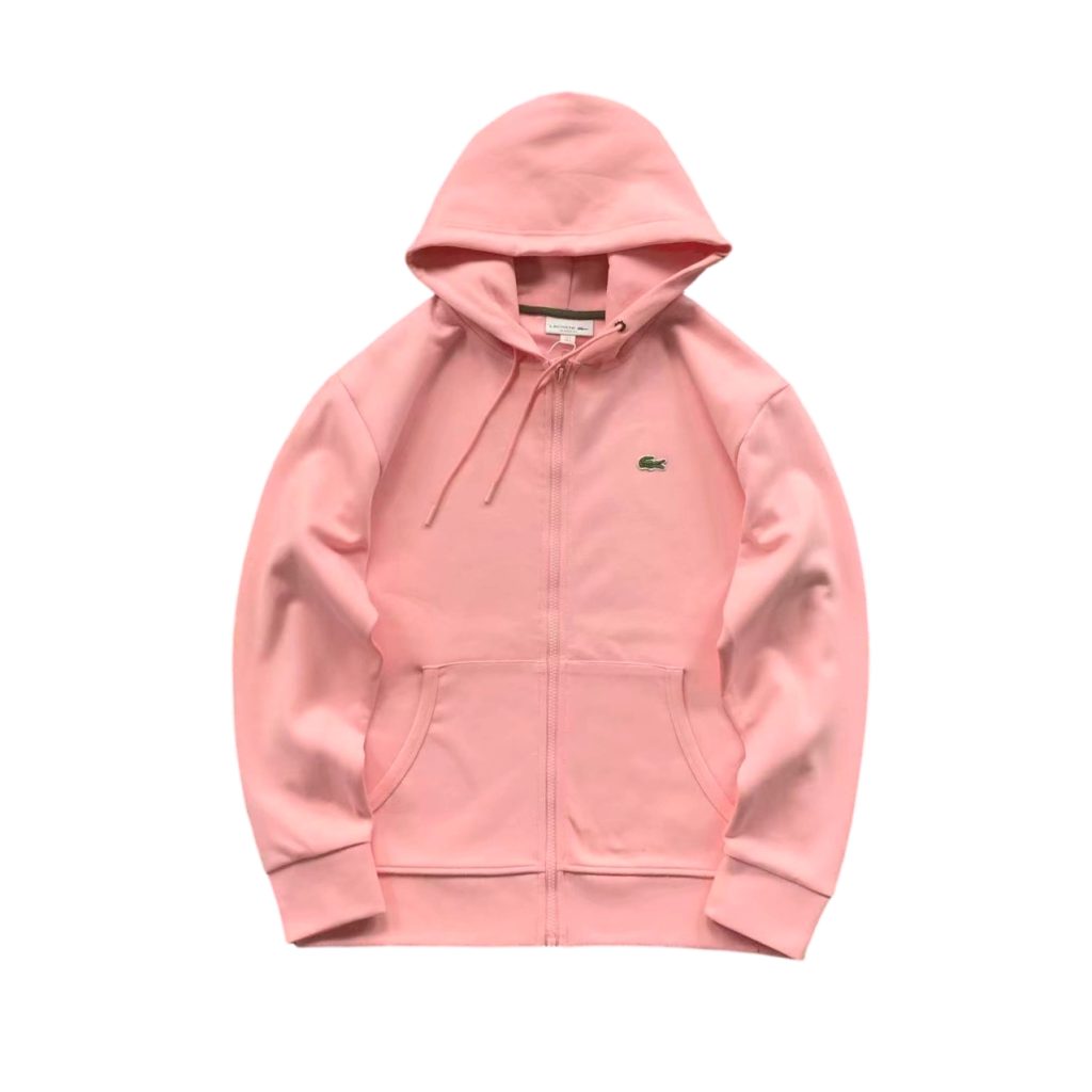Lacoste Zipper Hoodie Pants Set Pink OKLU20262186