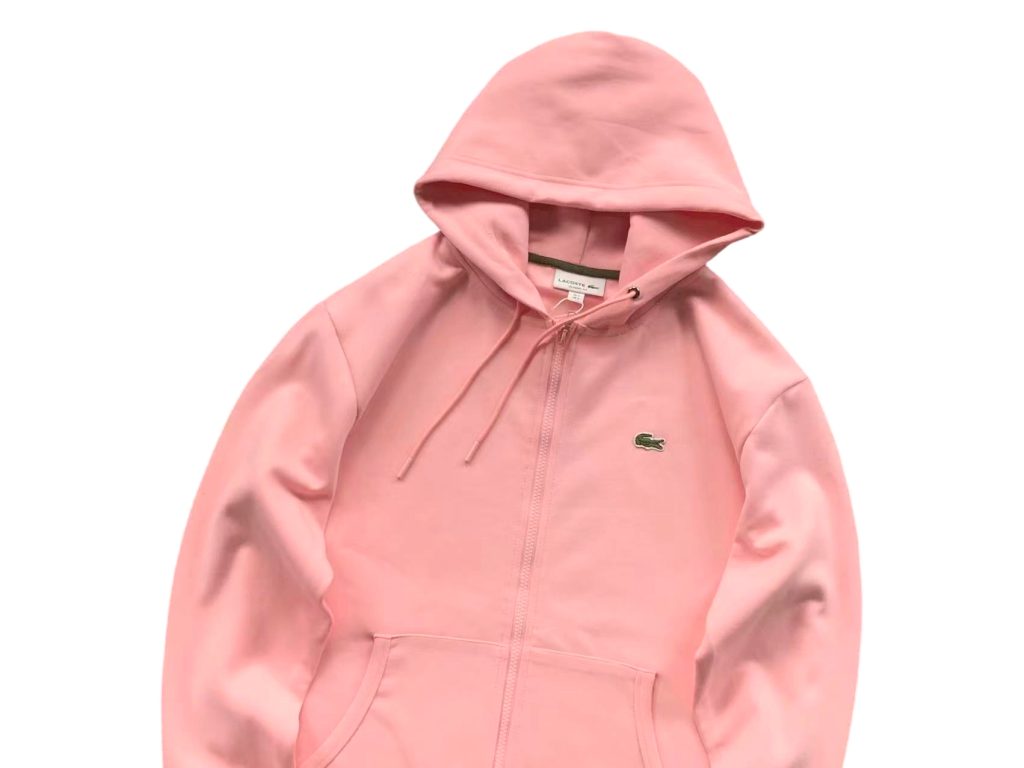 Lacoste Zipper Hoodie Pants Set Pink OKLU20262186