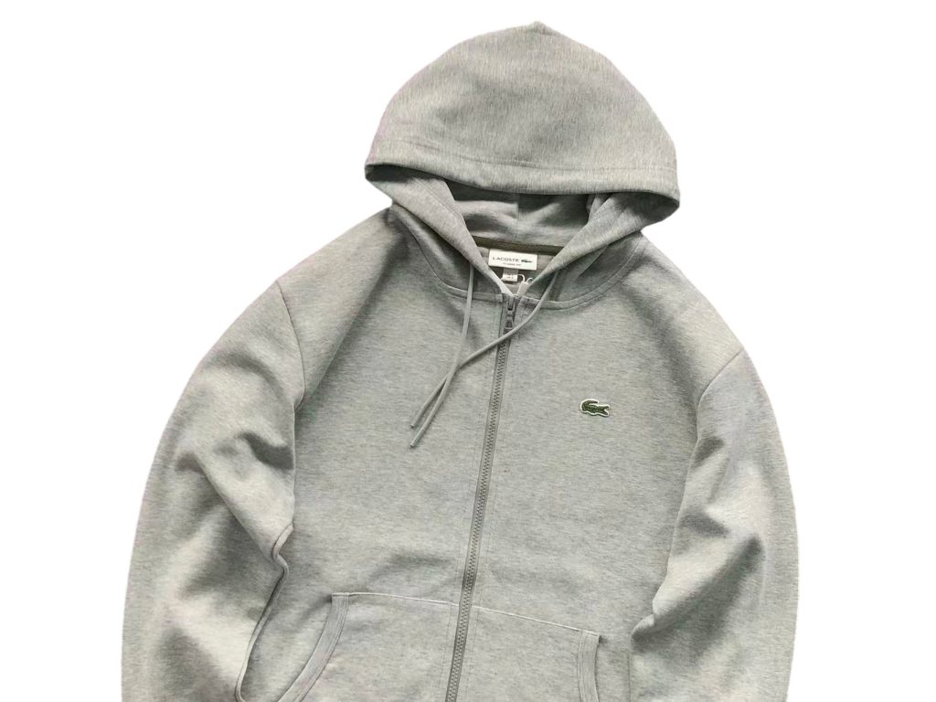 Lacoste Zipper Hoodie Pants Set Grey OKLU20262187