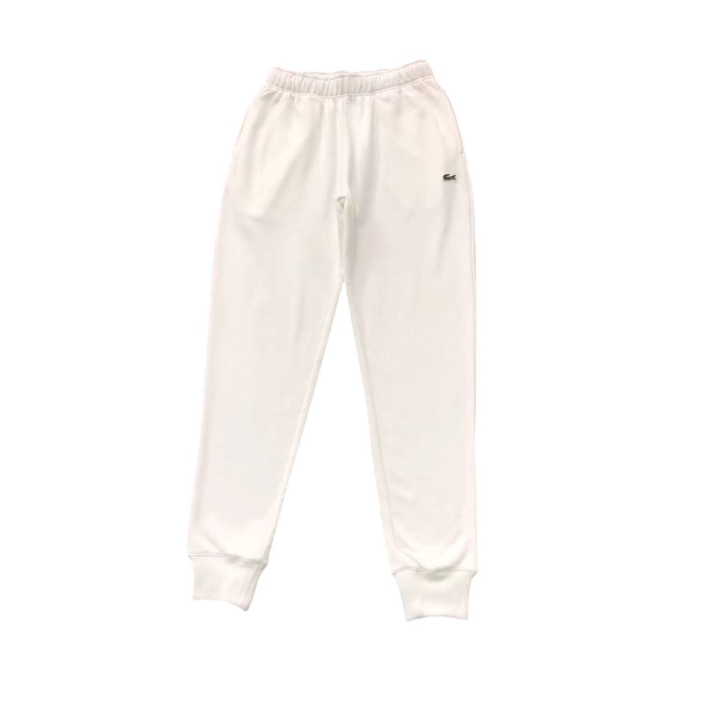 Lacoste hooded sweatshirt and pants set white OKLU20262188
